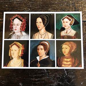 Six Wives Postcard